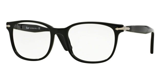 Persol Persol PO3119V Single Vision Prescription Eyeglasses 95-53 - Black Frame