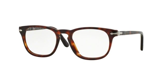 Persol Persol PO3121V Single Vision Prescription Eyeglasses 24-52 - Havana Frame