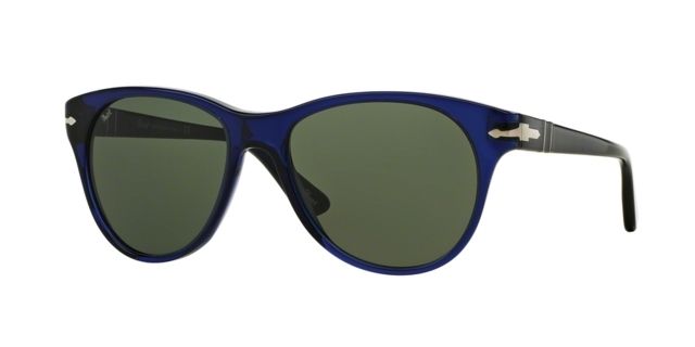 Persol Persol PO3134S Progressive Prescription Sunglasses PO3134S-181-31-54 - Lens Diameter 54 mm, Frame Color Blue