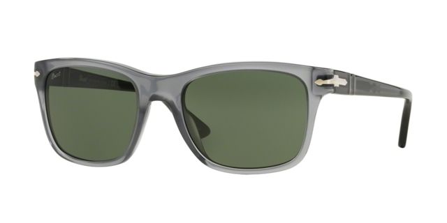 Persol Persol PO3135S Single Vision Prescription Sunglasses PO3135S-103631-52 - Lens Diameter 52 mm, Frame Color Opal Grey