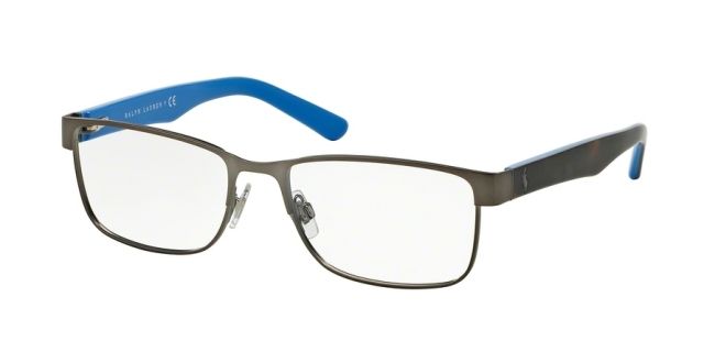 Polo Polo PH1157 Progressive Prescription Eyeglasses 9050-53 - Mat Gunmetal Frame