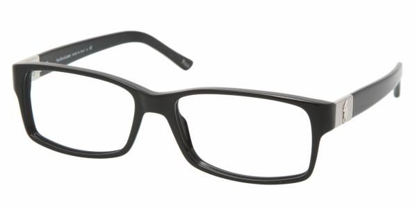 Polo Polo PH2046 Bifocal Eyeglasses - Shiny Black Demo Lens Frame / 56 mm Prescription Lenses, 5001-5616