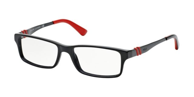 Polo Polo PH2115 Single Vision Prescription Eyeglasses 5345-54 - Black Frame