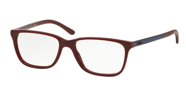 Polo Polo PH2129 Single Vision Prescription Eyeglasses 5516-51 - Bordeaux Frame