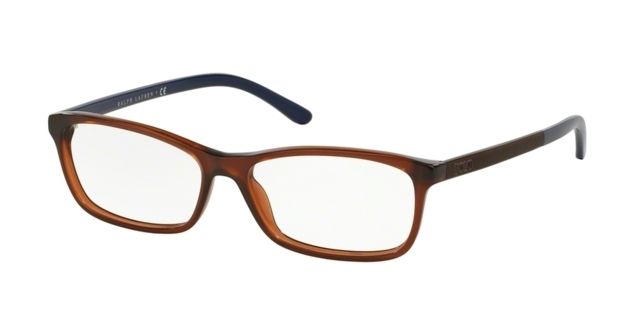 Polo Polo PH2131 Progressive Prescription Eyeglasses 5530-54 - Brown Frame
