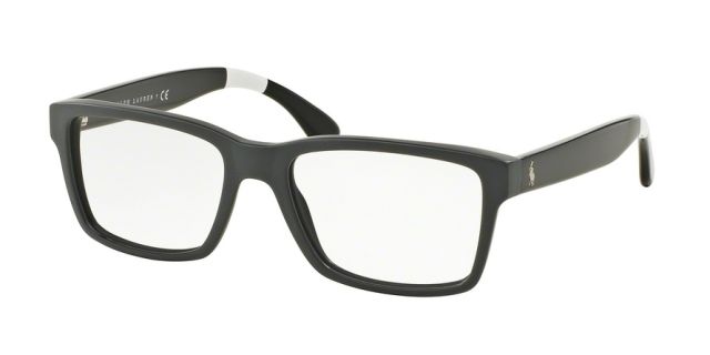Polo Polo PH2146 Single Vision Prescription Eyeglasses 5571-55 - Matte Grey Frame