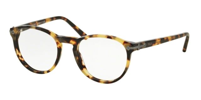 Polo Polo PH2150 Single Vision Prescription Eyeglasses 5004-47 - Shiny Spotty Tortoise Frame