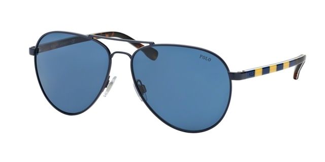 Polo Polo PH3090 Single Vision Prescription Sunglasses PH3090-927380-59 - Lens Diameter 59 mm, Frame Color Navy Blue