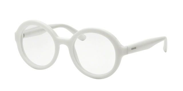 Prada Prada CONCEPTUAL PR13RV Single Vision Prescription Eyeglasses 7S31O1-49 - Ivory Frame