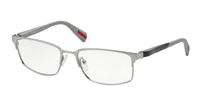 Prada Prada NETEX PS50FV Progressive Prescription Eyeglasses TIH1O1-54 - Matte Grey Frame