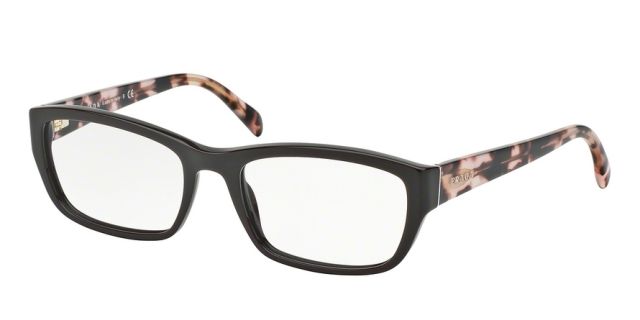 Prada Prada PR18OV Prescription Eyeglasses DHO1O1-54 - Dark Brown Frame