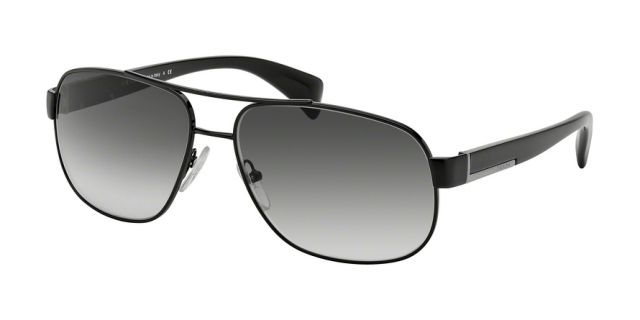 Prada Prada PR52PS Progressive Prescription Sunglasses PR52PS-7AX0A7-61 - Lens Diameter 61 mm, Frame Color Black