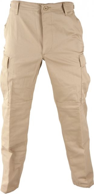 Propper Propper Genuine Gear BDU Trousers, 60/40 Cot/Pol, Made in Haiti, Khaki - Large, Long