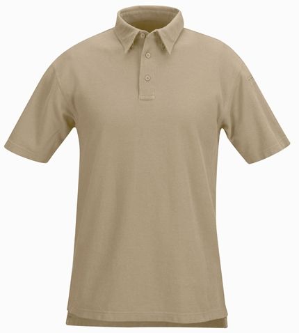 Propper Propper Mens Short Sleeve Cotton Polo Shirt Tan 4XL F5323952264XL