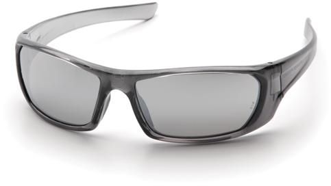 Pyramex Pyramex Outlander Safety Glasses, Nickel Frame/Silver Mirror Lens SNK8070D