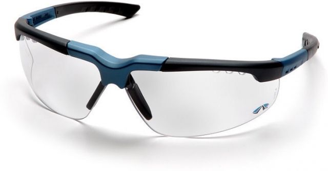 Pyramex Pyramex Reatta Safety Glasses - Clear Lens, Blue-Charcoal Frame SNC4810D