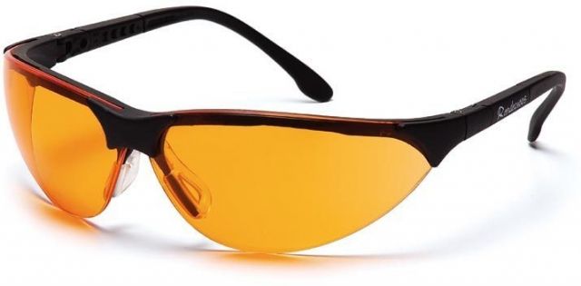 Pyramex Pyramex Rendezvous Safety Glasses - Orange Lens, Black Frame SB2840S, 12 Pack