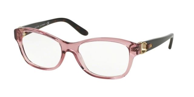 Ralph Lauren Ralph Lauren RL6113Q Progressive Prescription Eyeglasses 5220-52 - Transparent Pink Frame