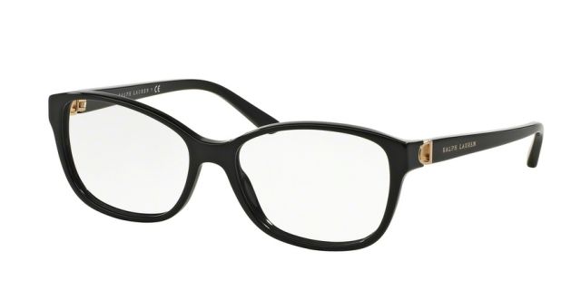 Ralph Lauren Ralph Lauren RL6136 Progressive Prescription Eyeglasses 5001-55 - Black Frame