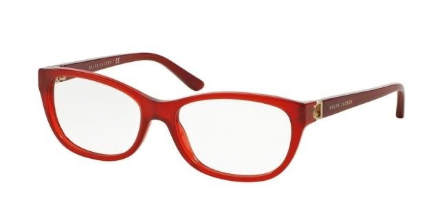 Ralph Lauren Ralph Lauren RL6137 Single Vision Prescription Eyeglasses 5535-52 - Opal Red Frame
