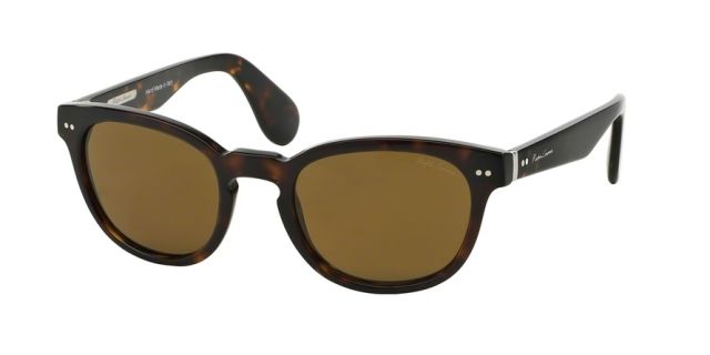 Ralph Lauren Ralph Lauren RL8130P Single Vision Prescription Sunglasses RL8130P-500352-50 - Lens Diameter 50 mm, Frame Color Dark Havana