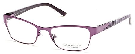 Rampage Rampage RA0194 Single Vision Prescription Eyeglasses - Shiny Violet Frame, 52 mm Lens Diameter RA019452081