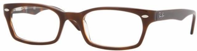 Ray-Ban Ray-Ban Eyeglasses RX5150 with Lined Bifocal Rx Prescription Lenses 5487-50 - Gradient Brown On Orange Frame