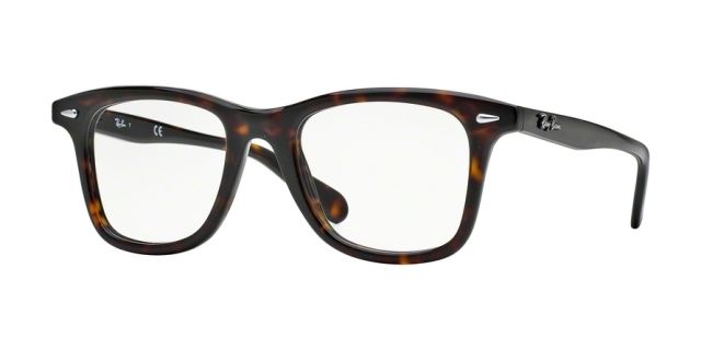 Ray-Ban Ray-Ban RX5317 Single Vision Prescription Eyeglasses 2012-52 - Dark Havana Frame