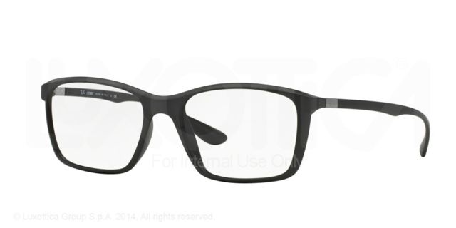 Ray-Ban Ray-Ban RX7036 Single Vision Prescription Eyeglasses 5204-55 - Matte Black Frame