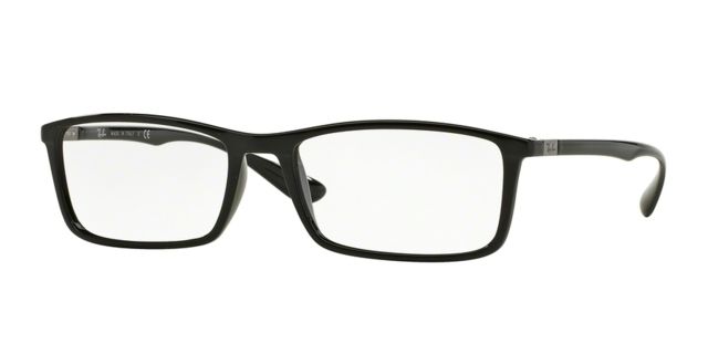 Ray-Ban Ray-Ban RX7048 Progressive Prescription Eyeglasses 5206-53 - Black Frame