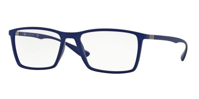 Ray-Ban Ray-Ban RX7049 Progressive Prescription Eyeglasses 5439-56 - Matte Blue Frame