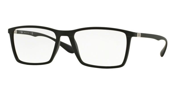Ray-Ban Ray-Ban RX7049F Single Vision Prescription Eyeglasses 5204-56 - Matte Grey Frame