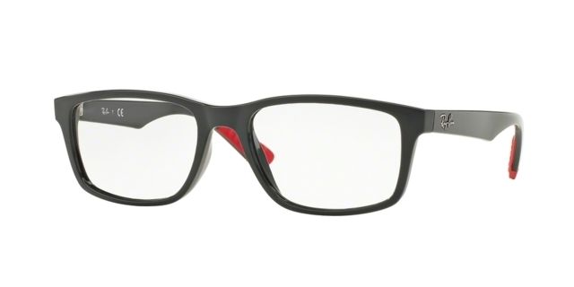 Ray-Ban Ray-Ban RX7063F Progressive Prescription Eyeglasses 5418-54 - Shiny Dark Grey Frame
