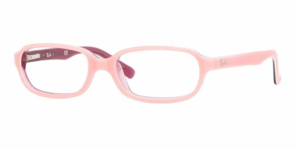 Ray-Ban Ray-Ban RY1524 Progressive Eyeglasses - Top Violet On Tr Azure Frame / 47 mm Prescription Lenses, 3566-4715