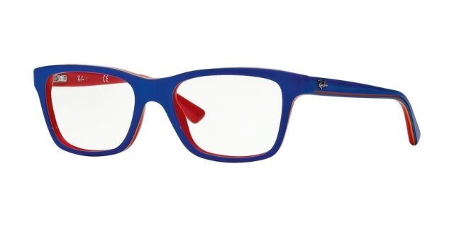 Ray-Ban Ray-Ban RY1536 Single Vision Prescription Eyeglasses 3601-48 - Blue/Red Frame