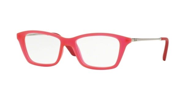 Ray-Ban Ray-Ban RY1540 Progressive Prescription Eyeglasses 3621-48 - Fuxia Fluo Trasparent Rubber Frame