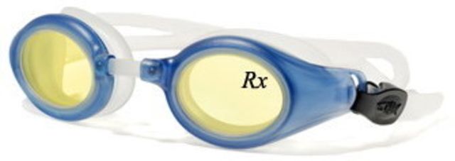 Rec Specs Rec Specs Shark Prescription Swim Goggles, Frame Color Rec Specs Swim Goggles Crystal Frame w/ Prescription Lenses