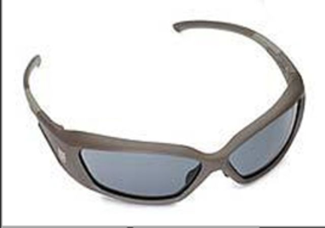 Revision Revision Hellfly Ballistic Sunglasses, Taupe Frame with Smoke Lens