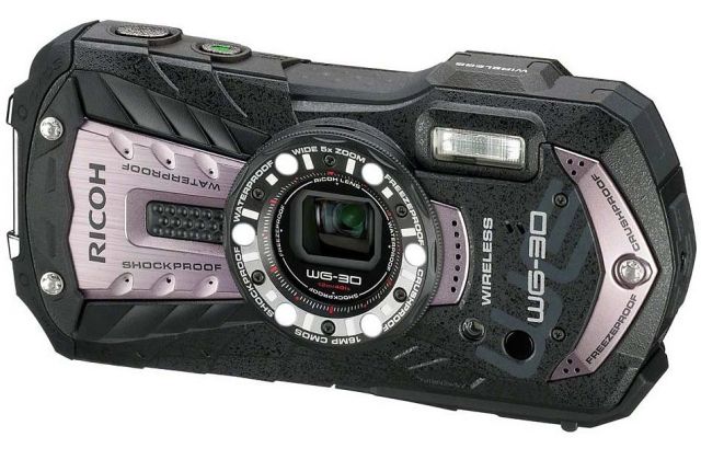 Ricoh Ricoh WG-30W 16MP Camera Kit, Gray 4623