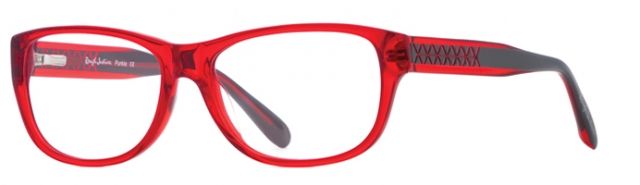 Rough Justice Rough Justice RJ Punkie SERJ PUNK00 Progressive Prescription Eyeglasses - Red Black SERJ PUNK005235 RD