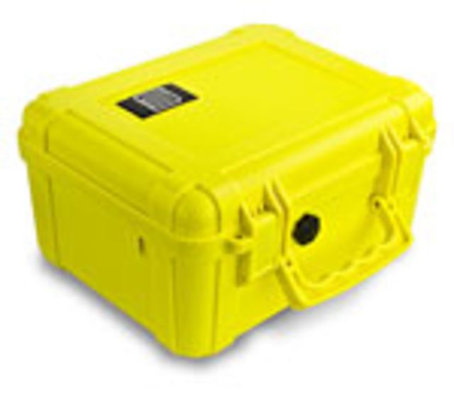 S3 S3 T6500 Dry Protective Gun Case, Yellow, Cubed Foam T6500-2