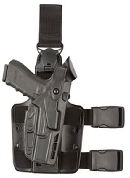 Safariland Safariland 7305 7TS ALS Tactical Holster w/Quick Release for Pistols,Glock 17,22,4.5in BBL,Plain Black,Right Hand 7305-832-411
