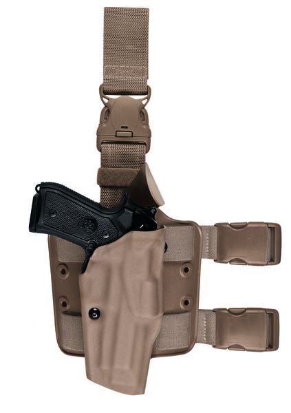 Safariland Safariland Model 6385 Als® Omv Tactical Holster With Quick Release Strap - SIG 220/226, STX FLAT DARK EARTH, RIGHT HAND 6385-77-551