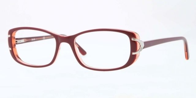 Sferoflex Sferoflex SF1549 Progressive Prescription Eyeglasses C571-53 - Red On Trasparent Pink Frame