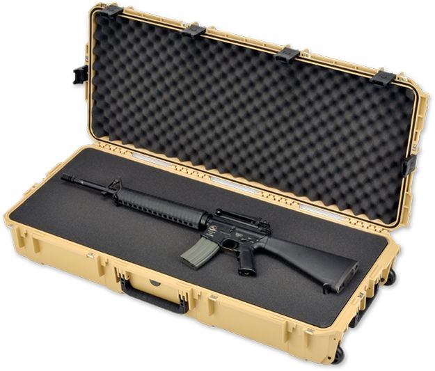 SKB Cases SKB Cases iSeries 4217 Mil-Spec AR / Short Rifle Case in Tan, Tan, 45 1/4 x 19 5/8 x 8 3/8 3i-4217-7T-L