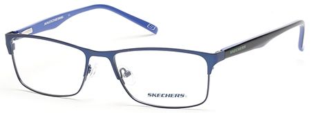 Skechers Skechers SE3171 Single Vision Prescription Eyeglasses - Matte Blue Frame, 57 mm Lens Diameter SE317157091