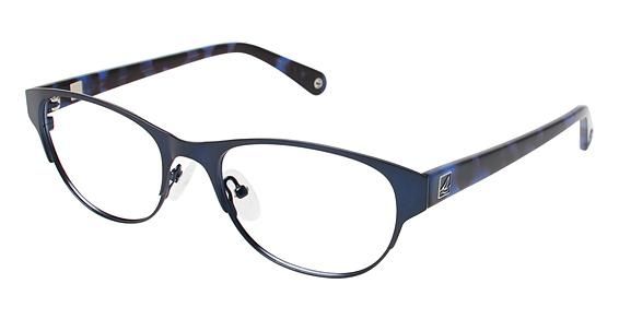 Sperry Top-Sider Sperry Top-Sider Cape May Single Vision Prescription Eyeglasses - Frame Matte Navy, Size 50/17mm SPCAPEMAY03