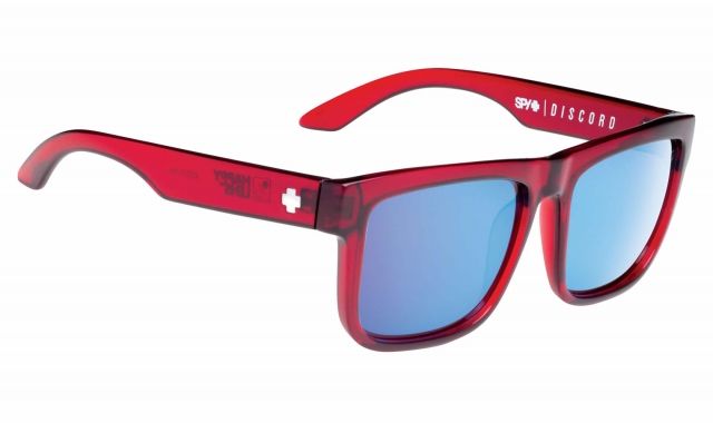 Spy Optic Spy Optic Discord Bifocal Prescription Sunglasses, Trans Red Frame - 673119114362BI