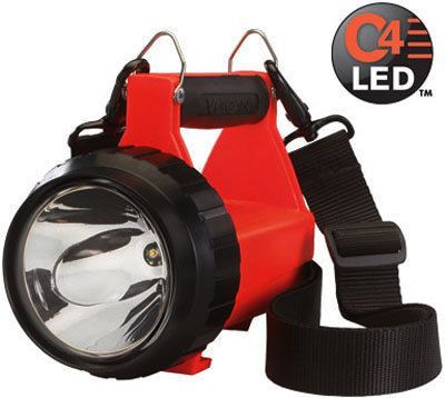 Streamlight Streamlight Fire Vulcan Rechargeable Waterproof 4 LED Flashlight, Orange, No Charger 44454