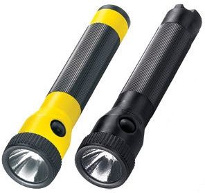 Streamlight Streamlight C4 LED Polystinger Flashlight, Yellow w/120V AC-DC Steady Charger, 2 Holders